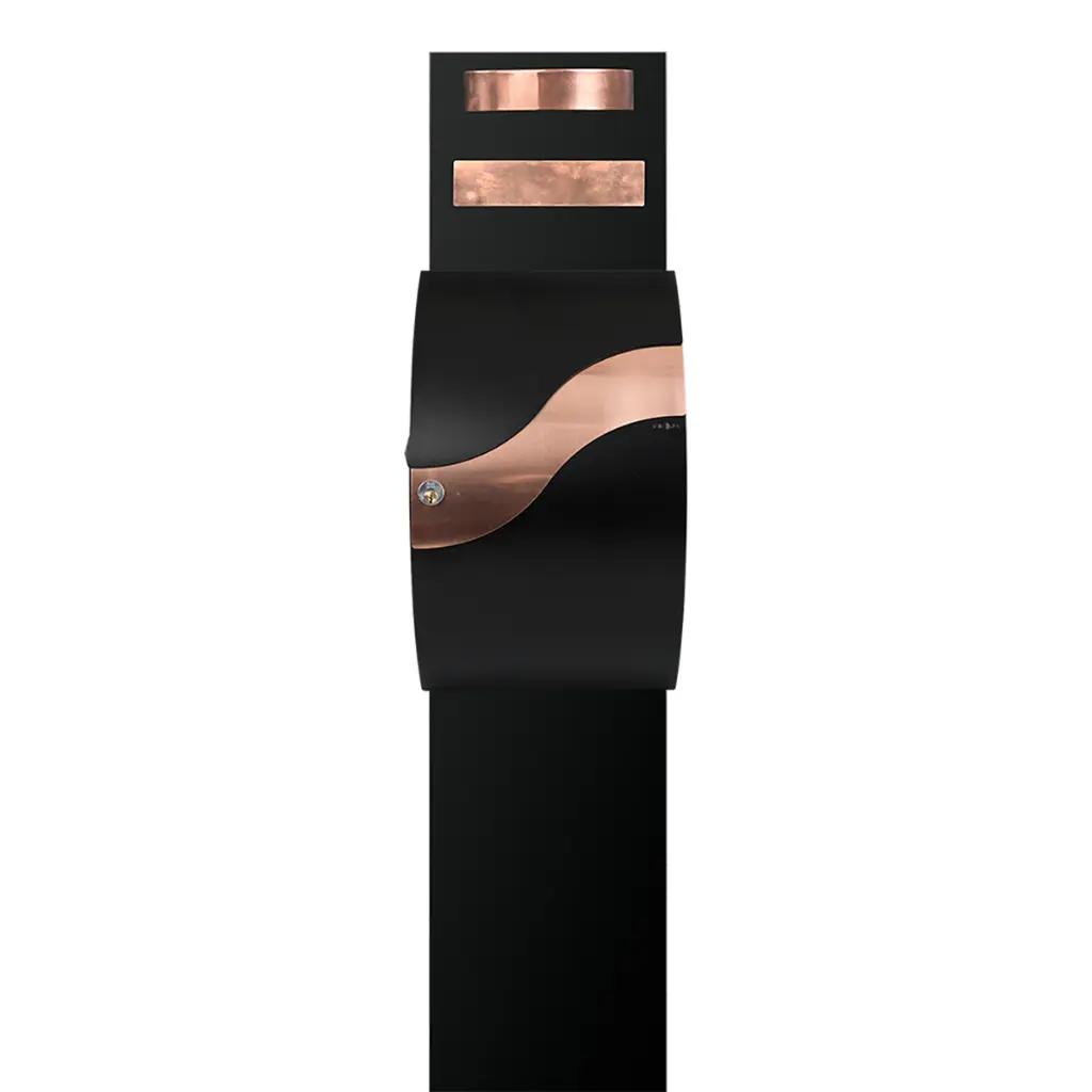 mefa wave Jet black 9005S & Copper Wave on stand 1200x1200.webp